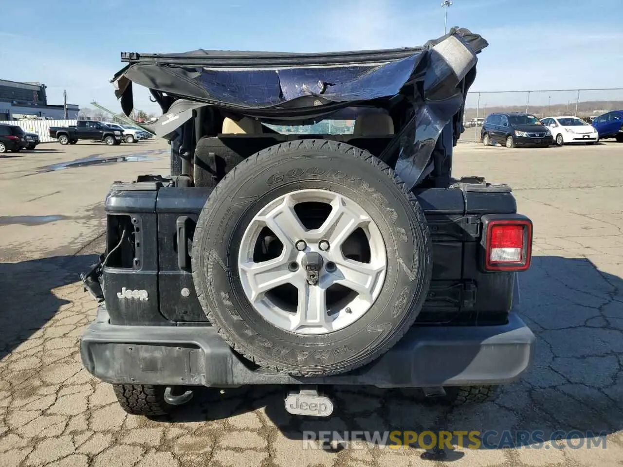 6 Photograph of a damaged car 1C4GJXAG9KW609099 JEEP WRANGLER 2019