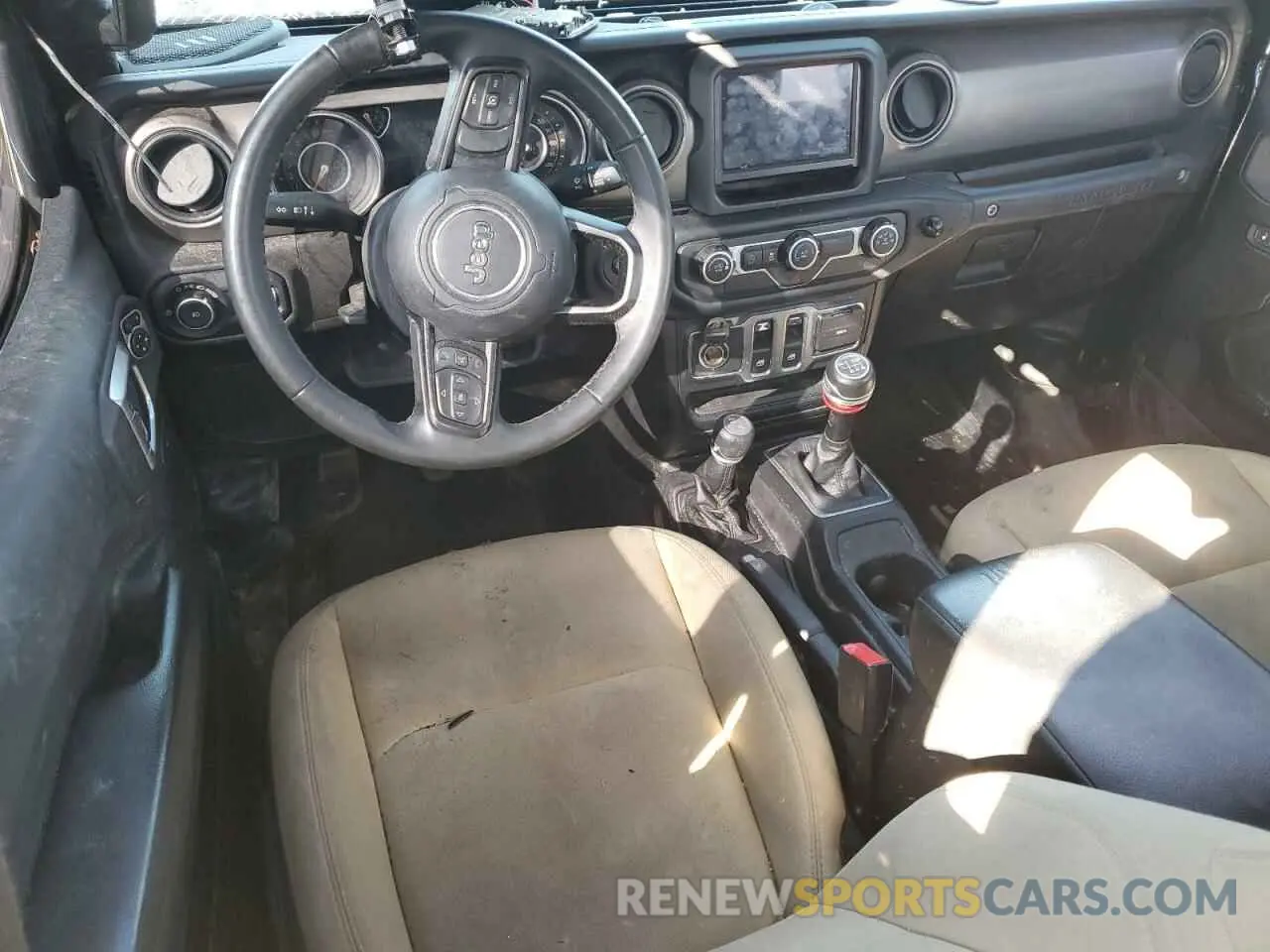 8 Photograph of a damaged car 1C4GJXAG9KW609099 JEEP WRANGLER 2019