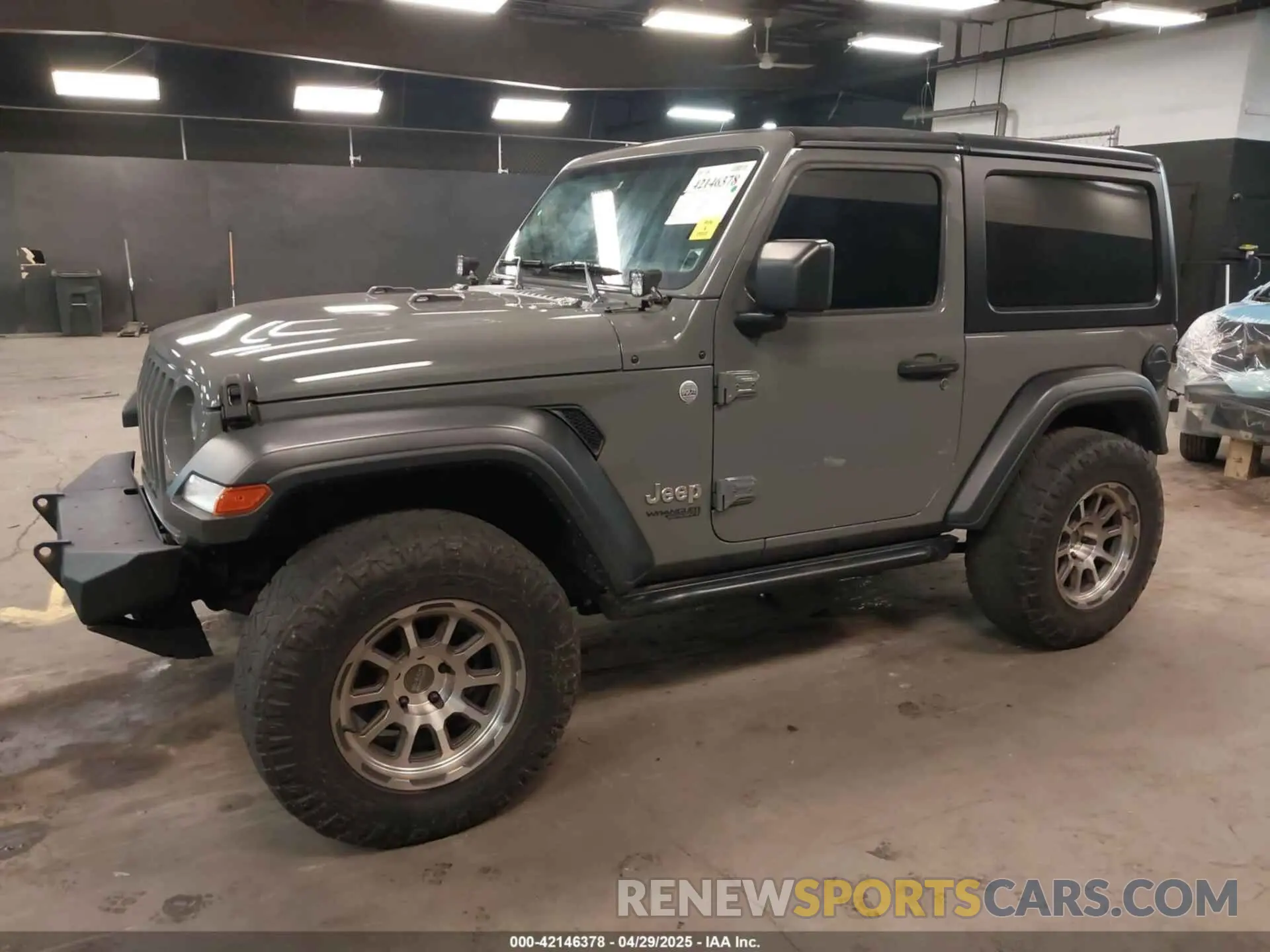 2 Photograph of a damaged car 1C4GJXAN4KW545438 JEEP WRANGLER 2019