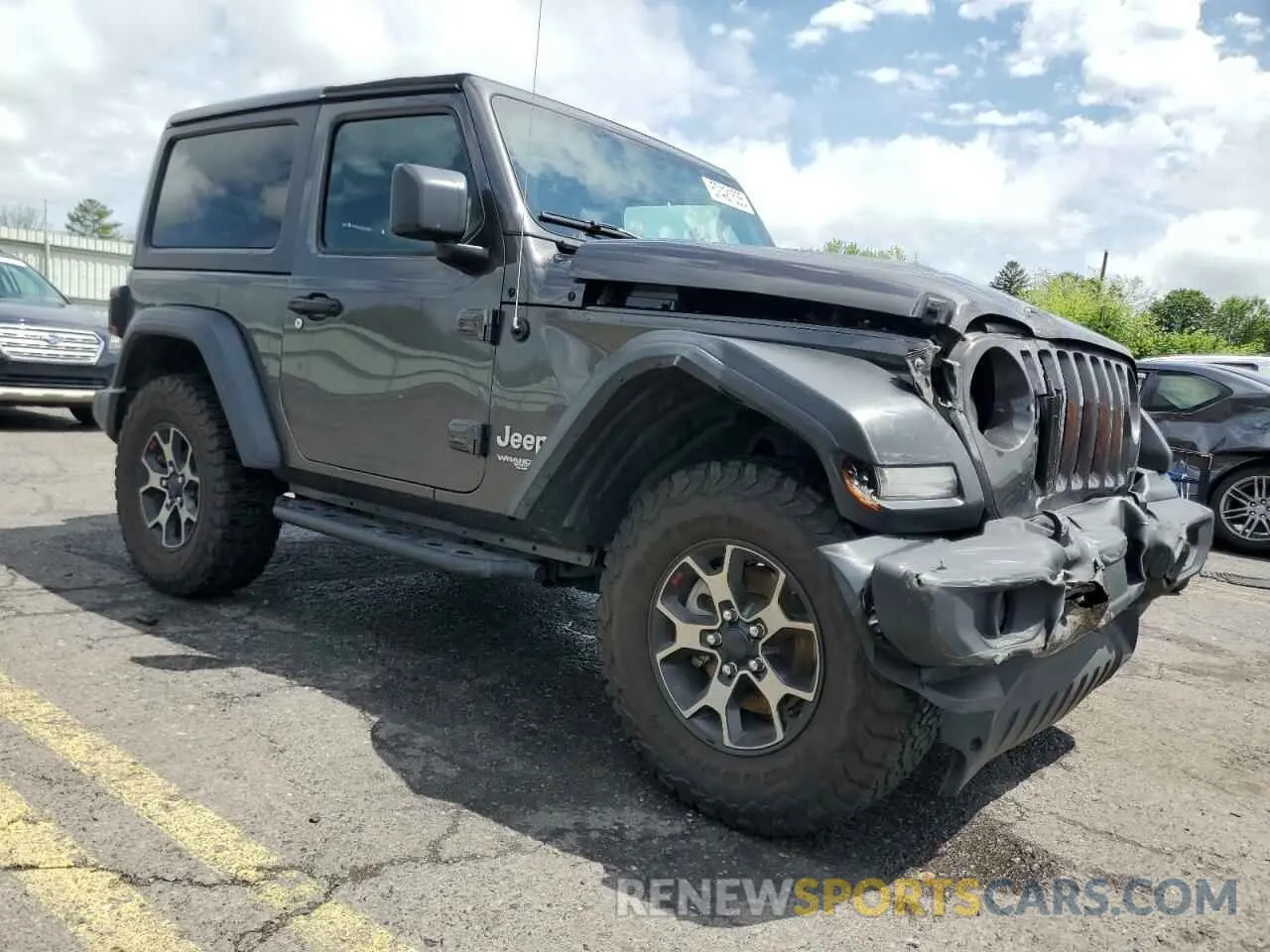 4 Photograph of a damaged car 1C4HJXAN2KW609433 JEEP WRANGLER 2019