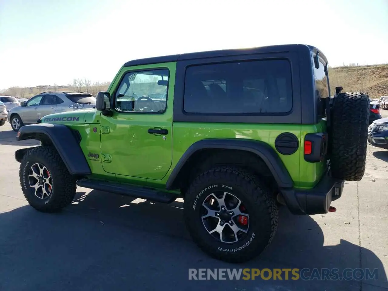 2 Photograph of a damaged car 1C4HJXCG8KW655699 JEEP WRANGLER 2019