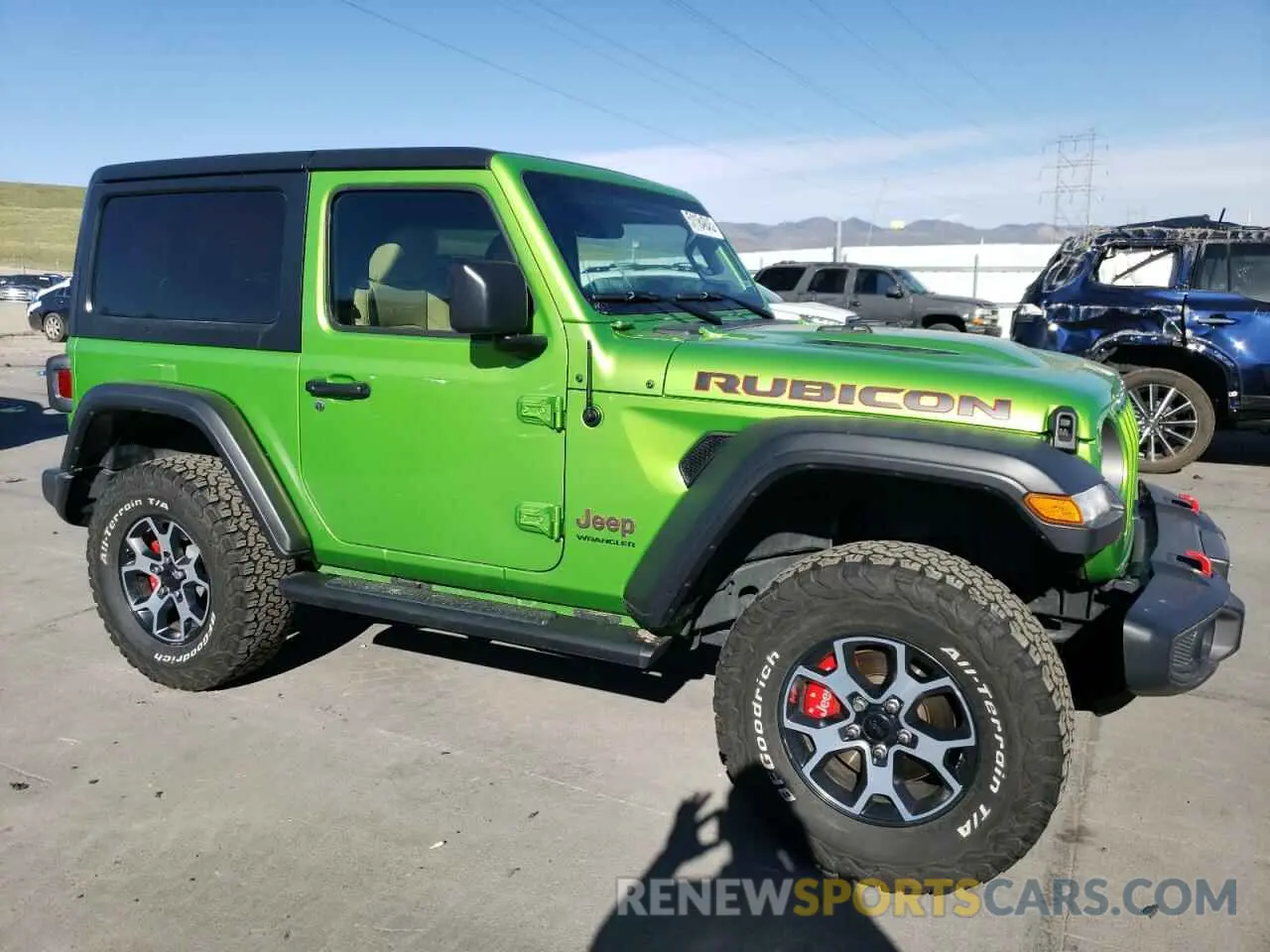 4 Photograph of a damaged car 1C4HJXCG8KW655699 JEEP WRANGLER 2019