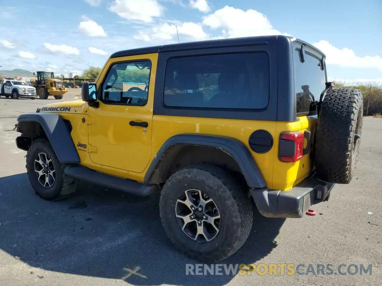 2 Photograph of a damaged car 1C4HJXCN8KW550532 JEEP WRANGLER 2019