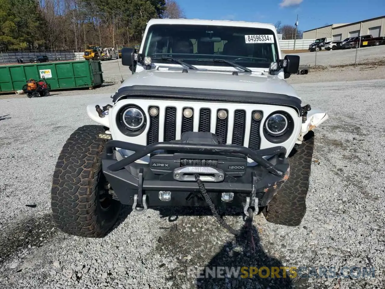 5 Photograph of a damaged car 1C4HJXDG0KW573061 JEEP WRANGLER 2019