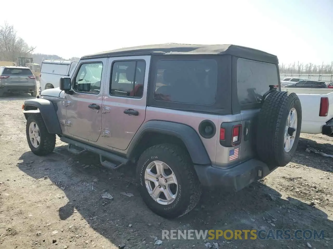 2 Photograph of a damaged car 1C4HJXDG0KW609203 JEEP WRANGLER 2019