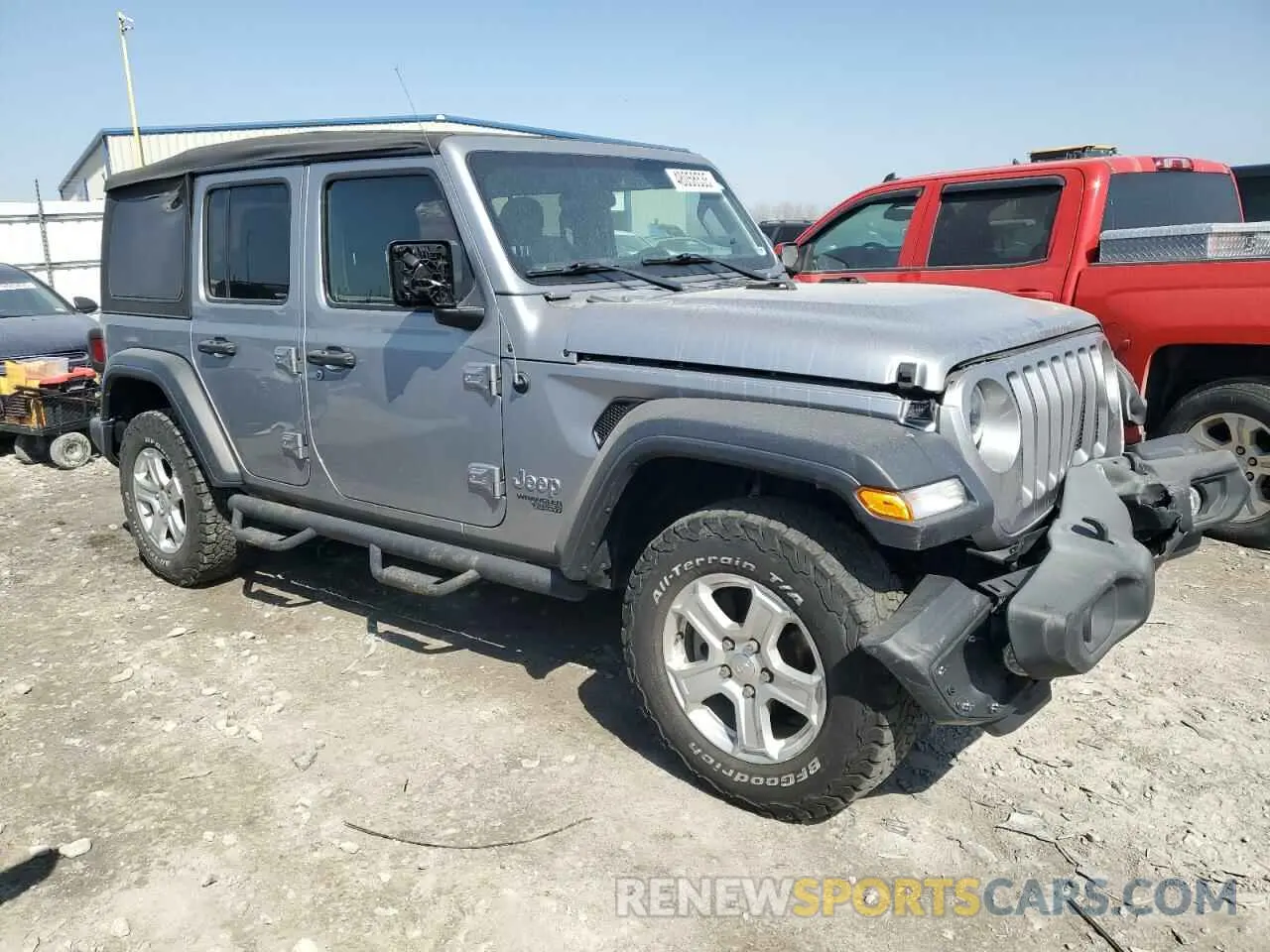 4 Photograph of a damaged car 1C4HJXDG0KW609203 JEEP WRANGLER 2019