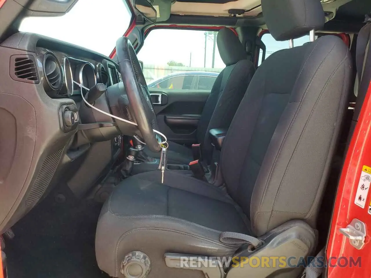 7 Photograph of a damaged car 1C4HJXDG0KW650818 JEEP WRANGLER 2019