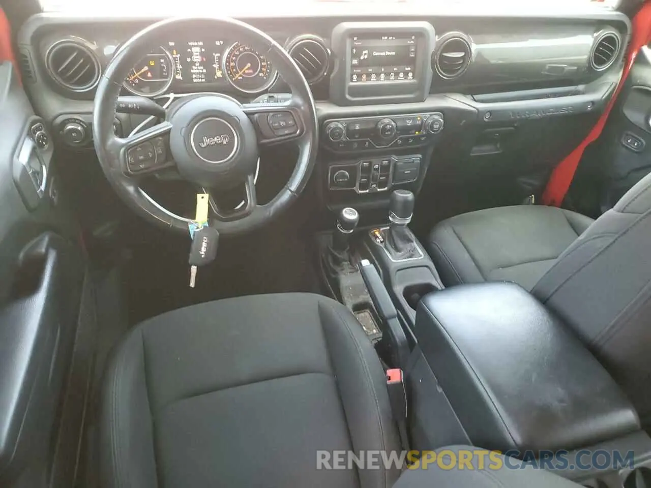 8 Photograph of a damaged car 1C4HJXDG0KW650818 JEEP WRANGLER 2019