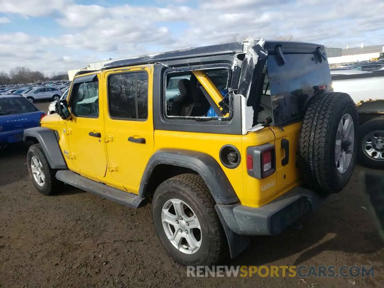 2 Photograph of a damaged car 1C4HJXDG1KW579578 JEEP WRANGLER 2019