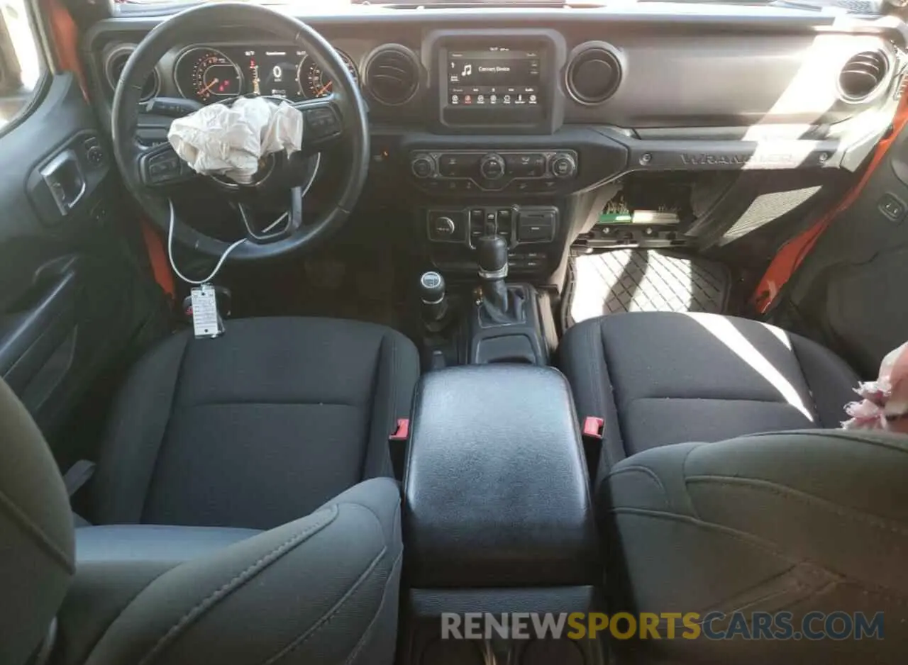 8 Photograph of a damaged car 1C4HJXDG2KW516005 JEEP WRANGLER 2019