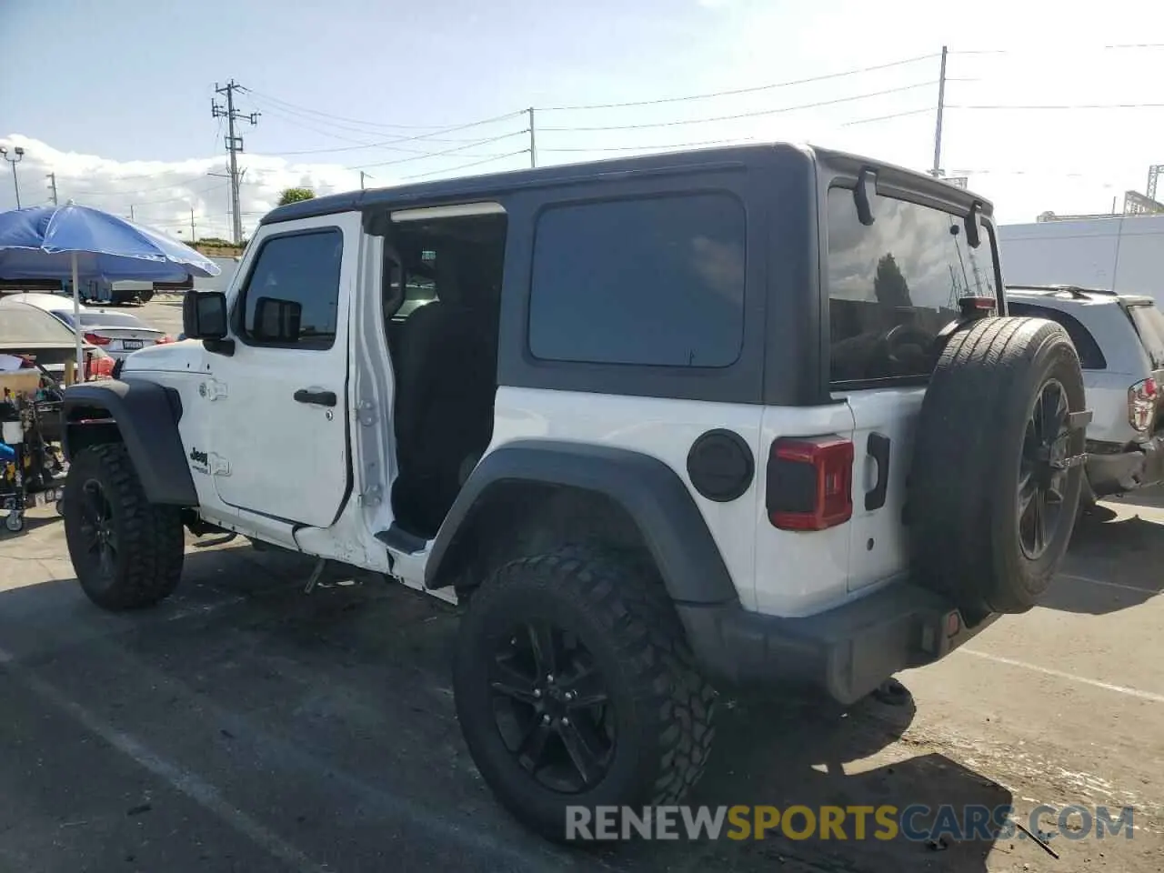 2 Photograph of a damaged car 1C4HJXDG2KW675235 JEEP WRANGLER 2019