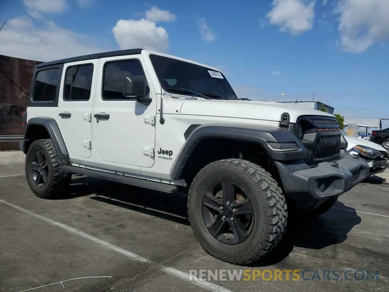 4 Photograph of a damaged car 1C4HJXDG2KW675235 JEEP WRANGLER 2019