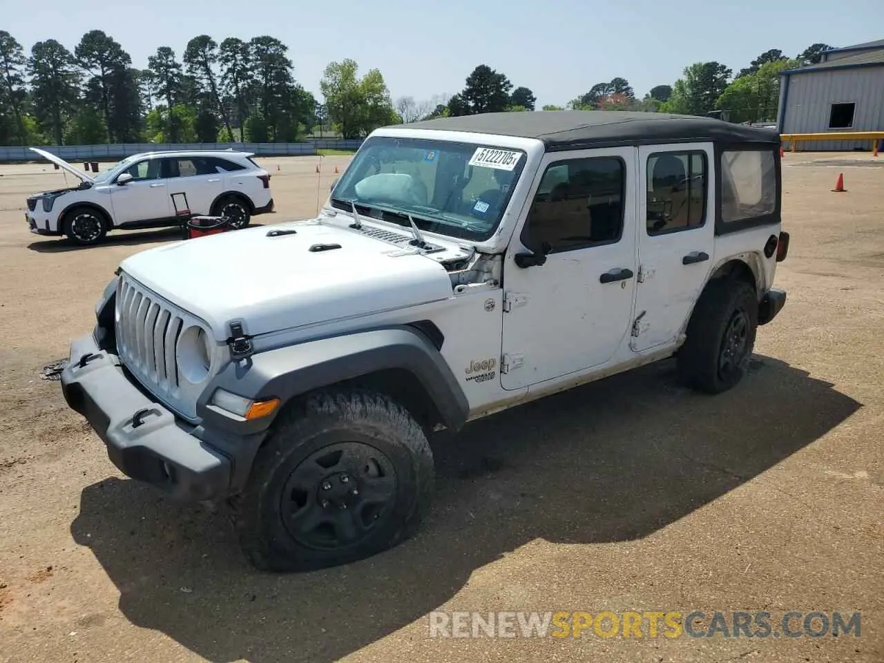 1 Photograph of a damaged car 1C4HJXDG5KW629768 JEEP WRANGLER 2019