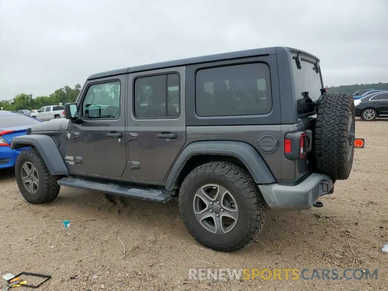 2 Photograph of a damaged car 1C4HJXDG6KW506285 JEEP WRANGLER 2019