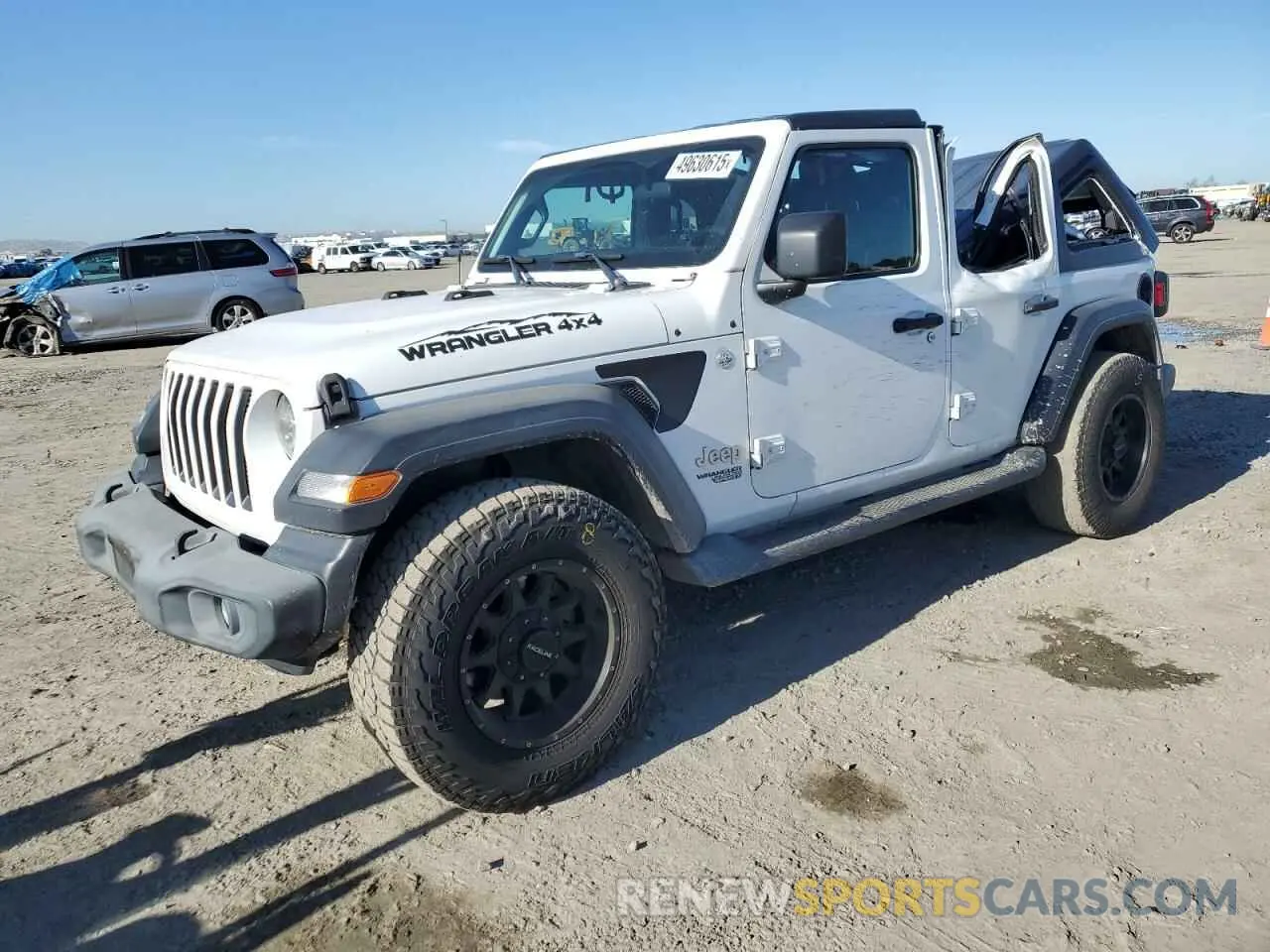 1 Photograph of a damaged car 1C4HJXDG6KW518629 JEEP WRANGLER 2019