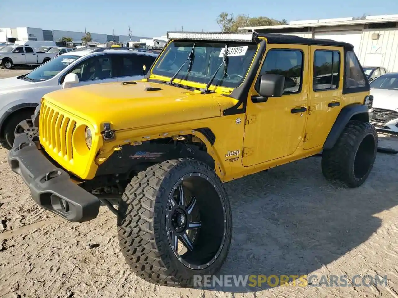 1 Photograph of a damaged car 1C4HJXDG6KW560203 JEEP WRANGLER 2019