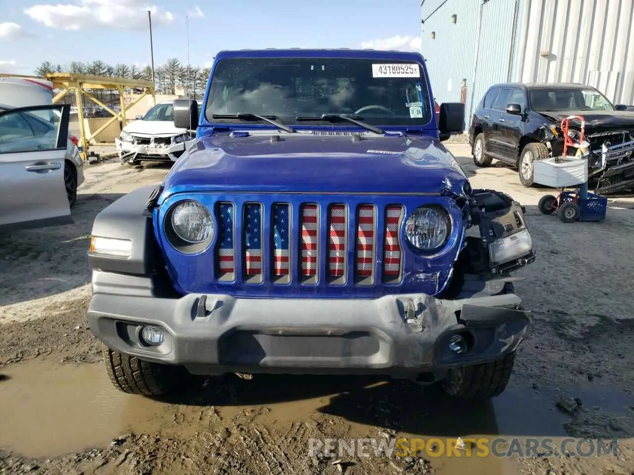 5 Photograph of a damaged car 1C4HJXDG6KW582301 JEEP WRANGLER 2019