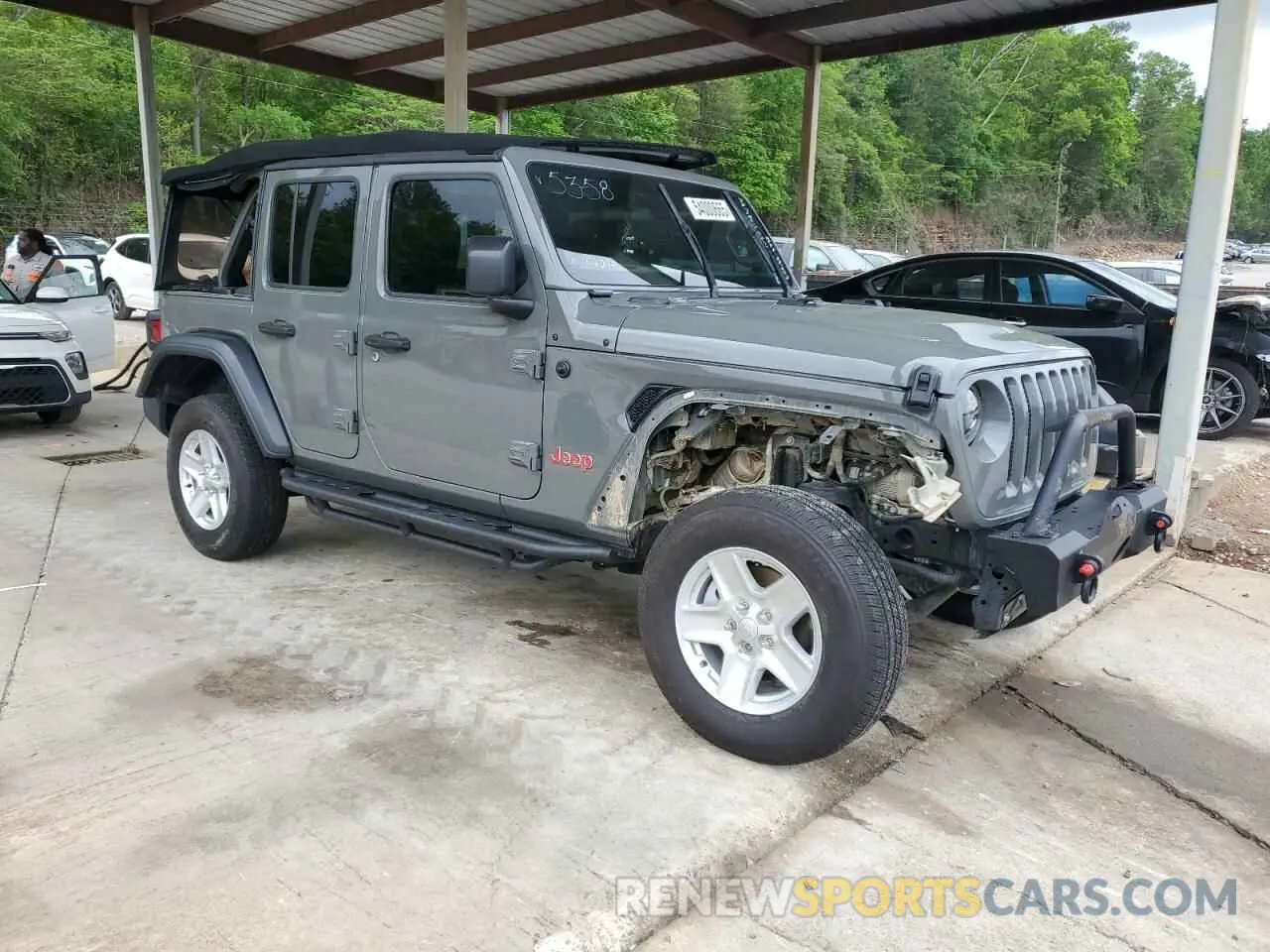 4 Photograph of a damaged car 1C4HJXDG6KW585358 JEEP WRANGLER 2019