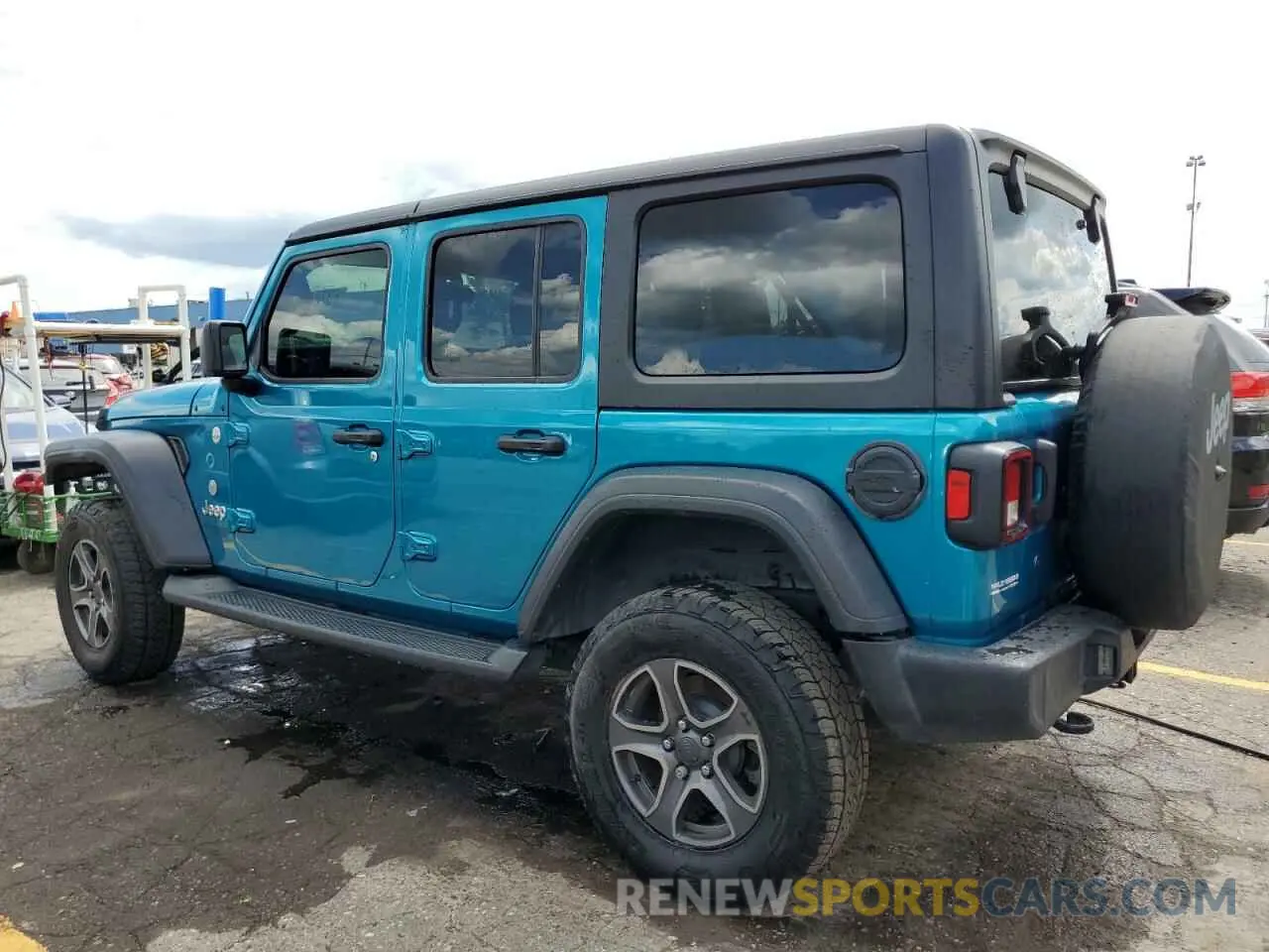 2 Photograph of a damaged car 1C4HJXDG6KW628516 JEEP WRANGLER 2019