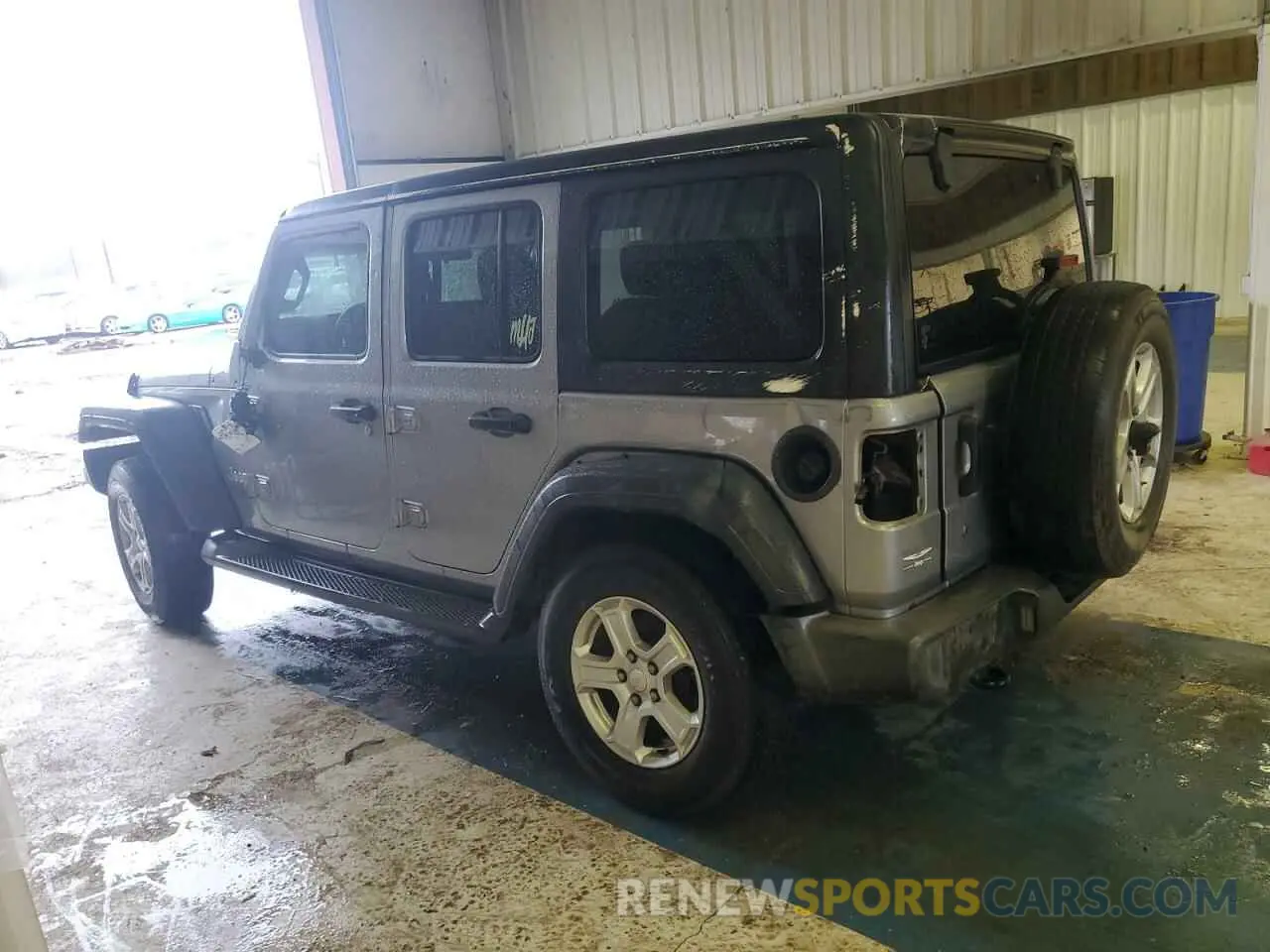 2 Photograph of a damaged car 1C4HJXDG7KW536265 JEEP WRANGLER 2019