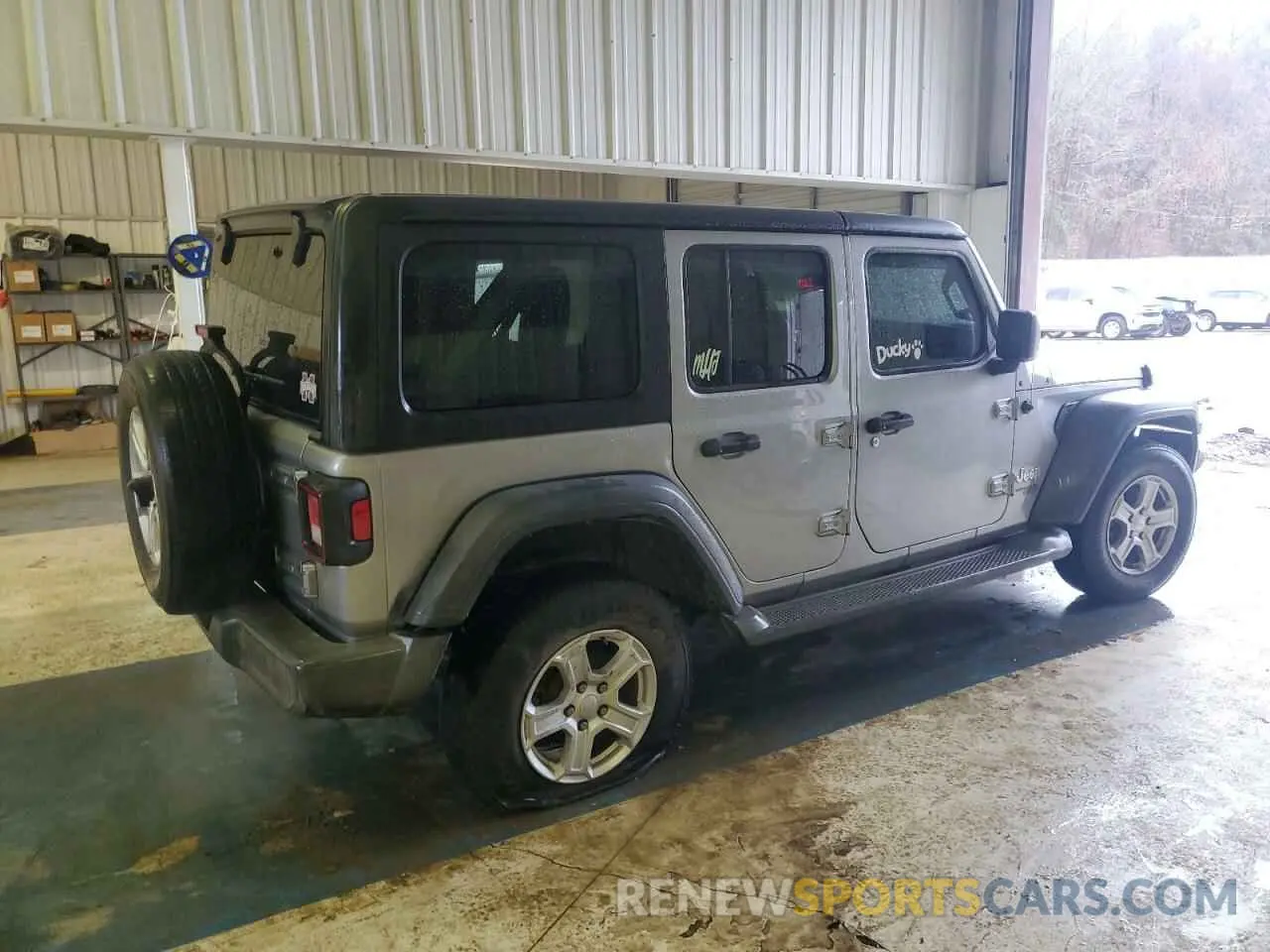 3 Photograph of a damaged car 1C4HJXDG7KW536265 JEEP WRANGLER 2019