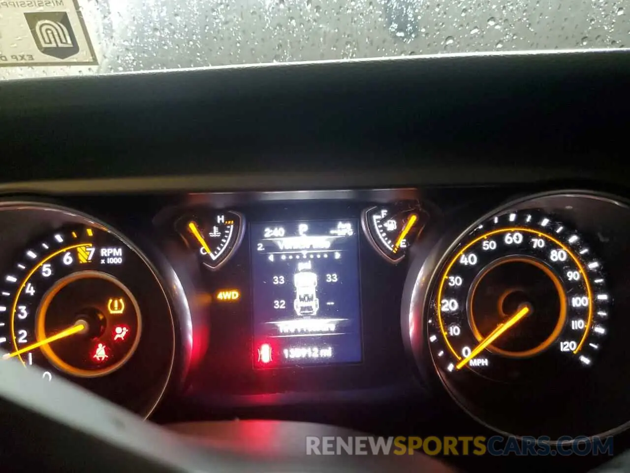 9 Photograph of a damaged car 1C4HJXDG7KW536265 JEEP WRANGLER 2019