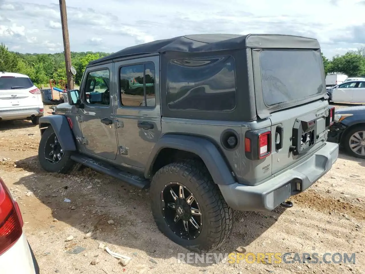 2 Photograph of a damaged car 1C4HJXDG7KW603821 JEEP WRANGLER 2019
