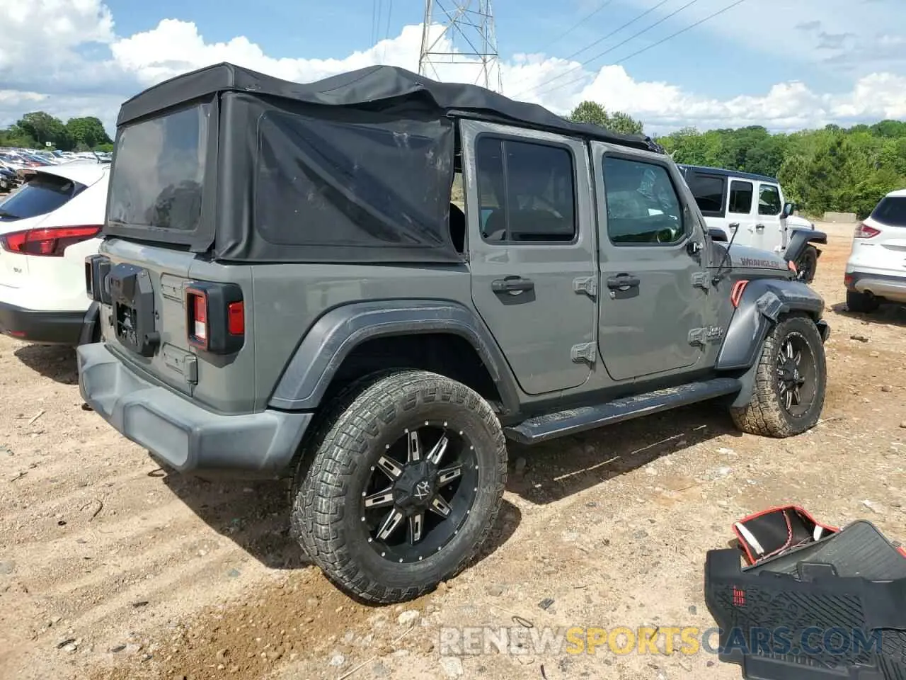 3 Photograph of a damaged car 1C4HJXDG7KW603821 JEEP WRANGLER 2019