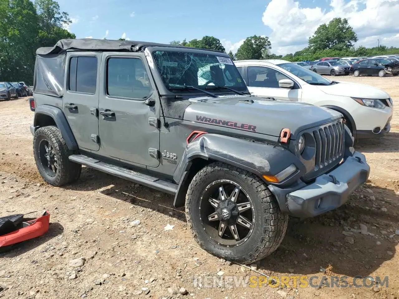 4 Photograph of a damaged car 1C4HJXDG7KW603821 JEEP WRANGLER 2019