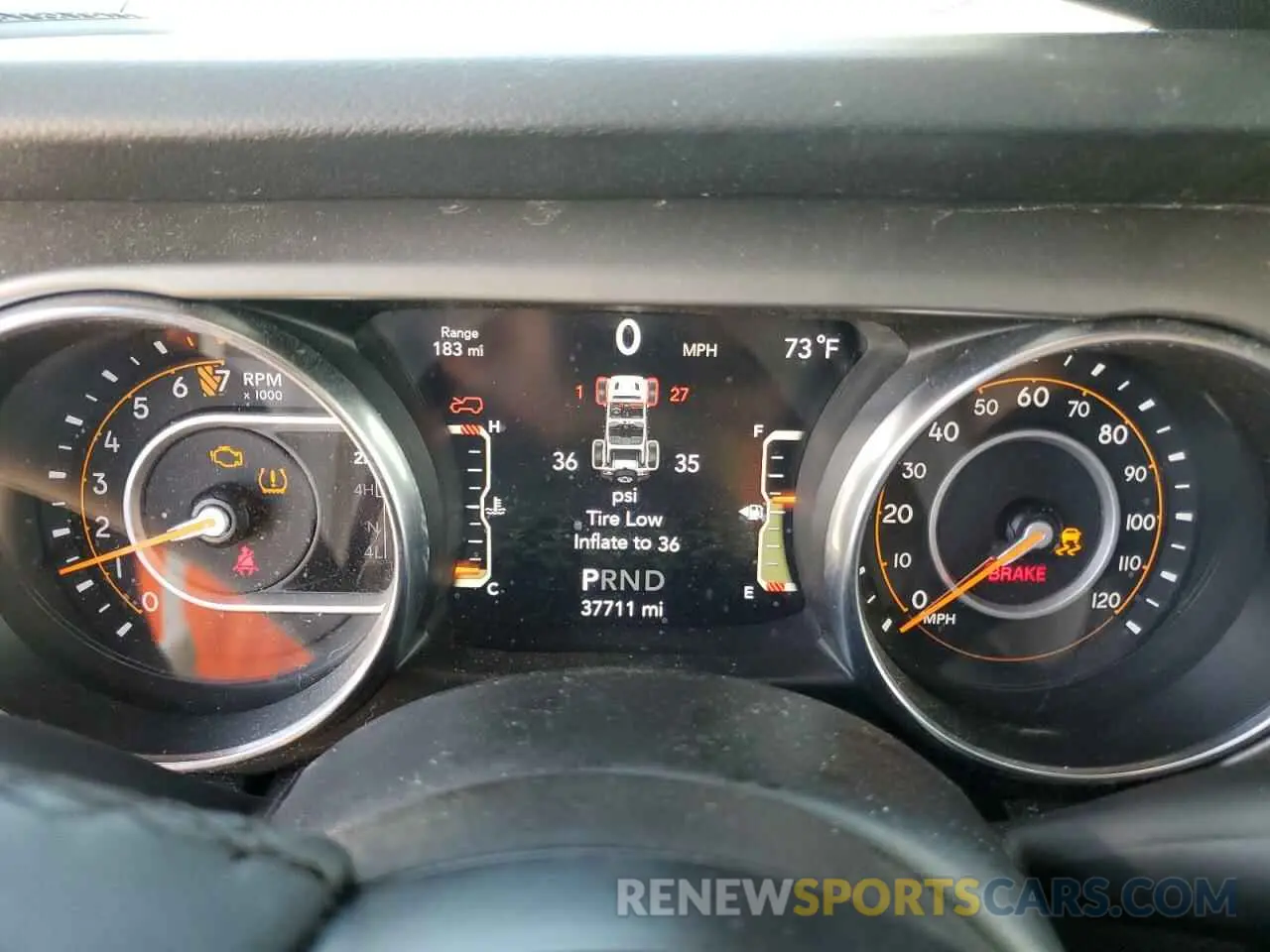 9 Photograph of a damaged car 1C4HJXDG7KW603821 JEEP WRANGLER 2019