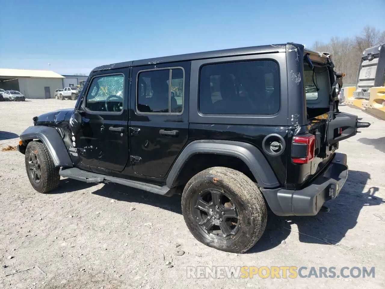 2 Photograph of a damaged car 1C4HJXDG8KW533603 JEEP WRANGLER 2019