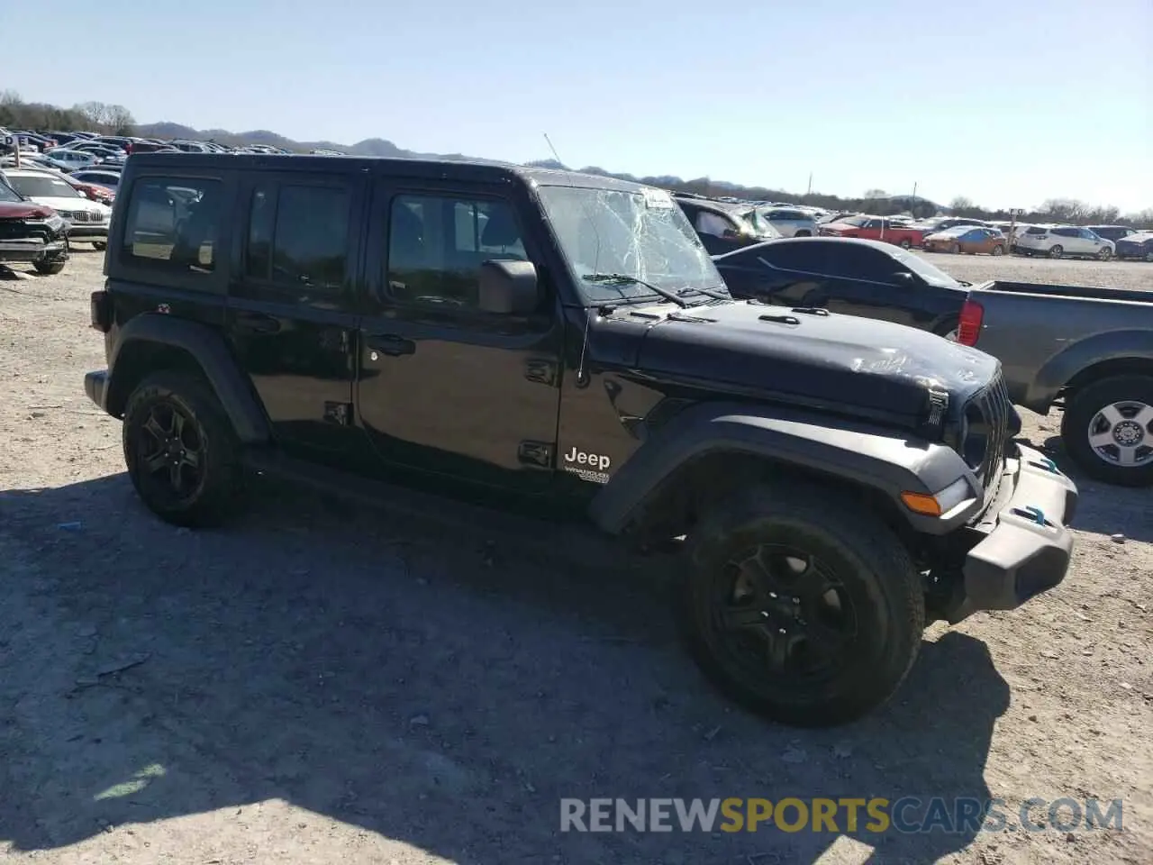 4 Photograph of a damaged car 1C4HJXDG8KW533603 JEEP WRANGLER 2019