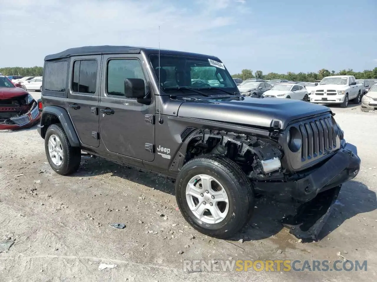 4 Photograph of a damaged car 1C4HJXDG8KW577553 JEEP WRANGLER 2019
