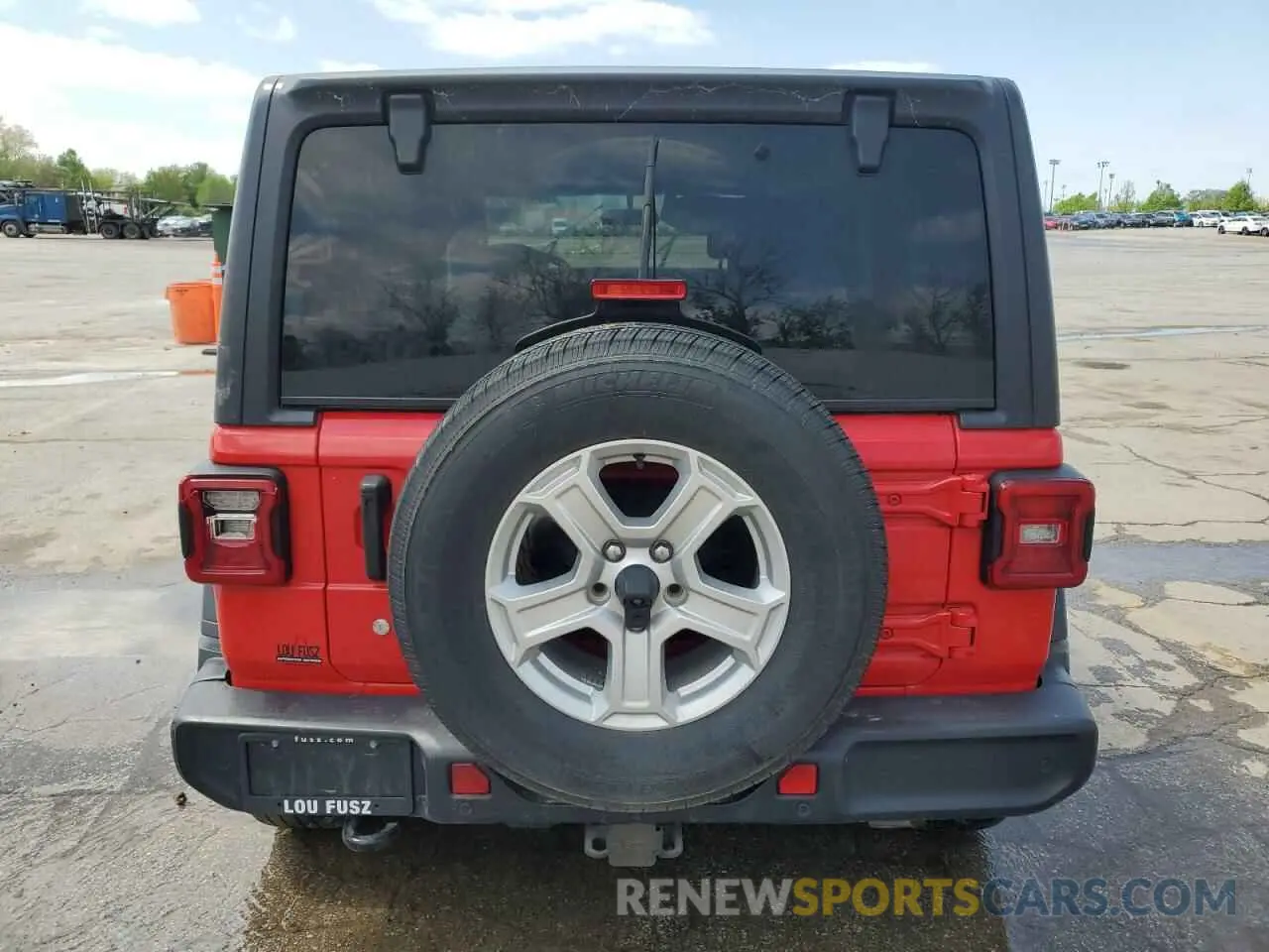 6 Photograph of a damaged car 1C4HJXDG8KW612589 JEEP WRANGLER 2019