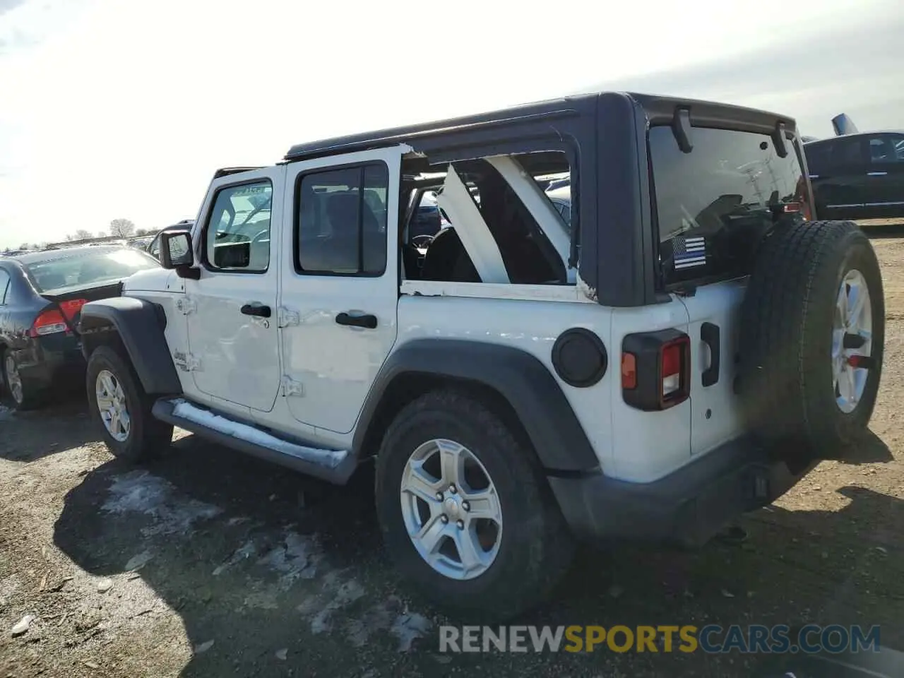 2 Photograph of a damaged car 1C4HJXDG9KW556159 JEEP WRANGLER 2019