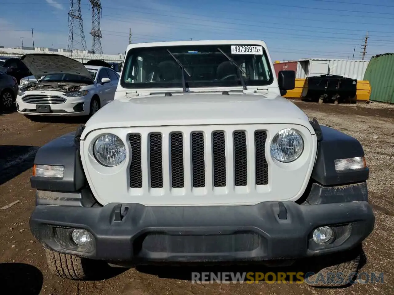 5 Photograph of a damaged car 1C4HJXDG9KW556159 JEEP WRANGLER 2019