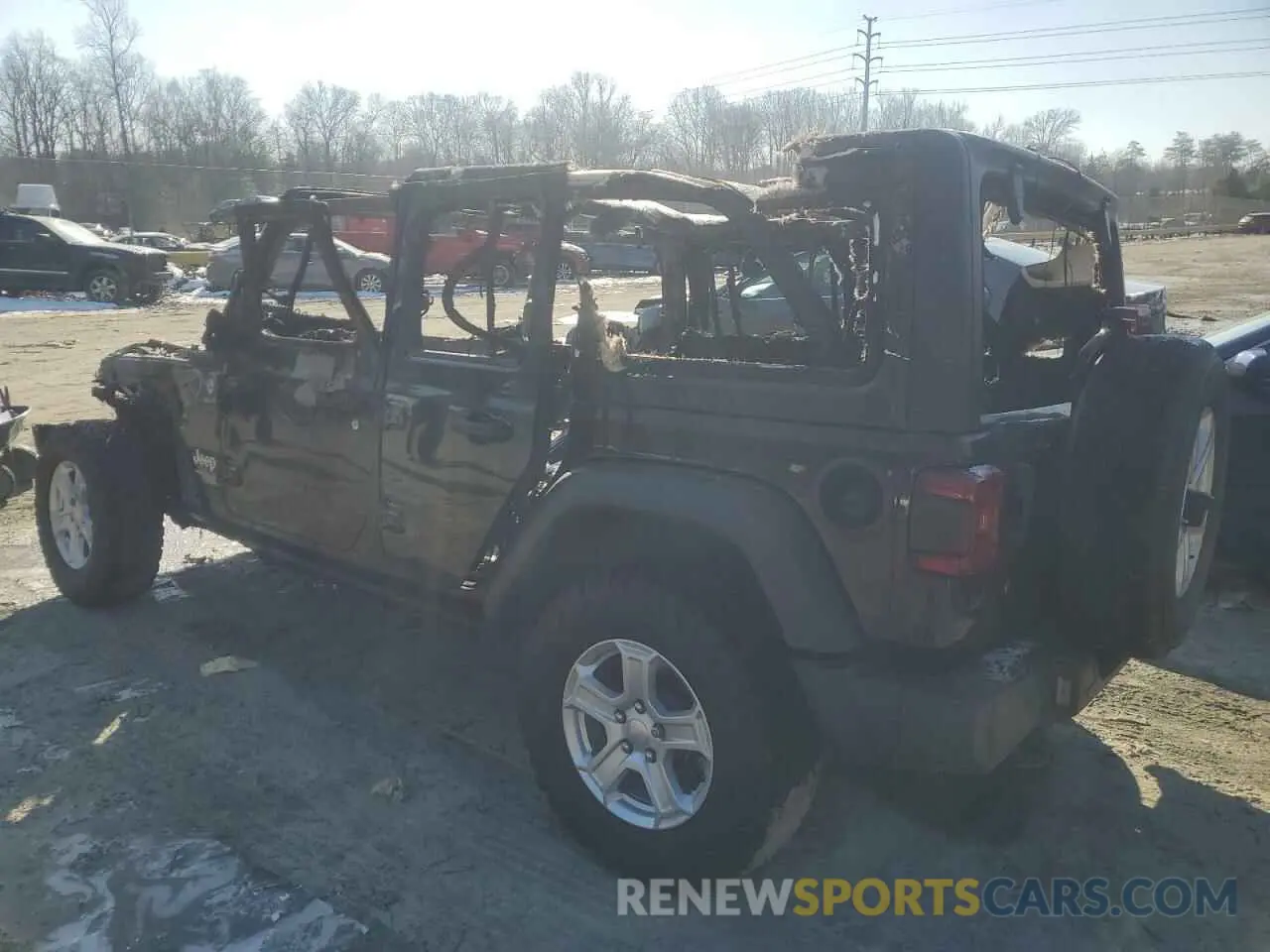 2 Photograph of a damaged car 1C4HJXDG9KW556873 JEEP WRANGLER 2019