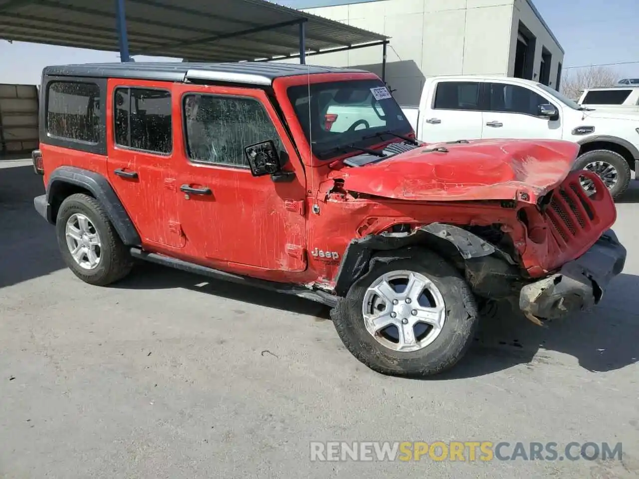 4 Photograph of a damaged car 1C4HJXDGXKW508282 JEEP WRANGLER 2019