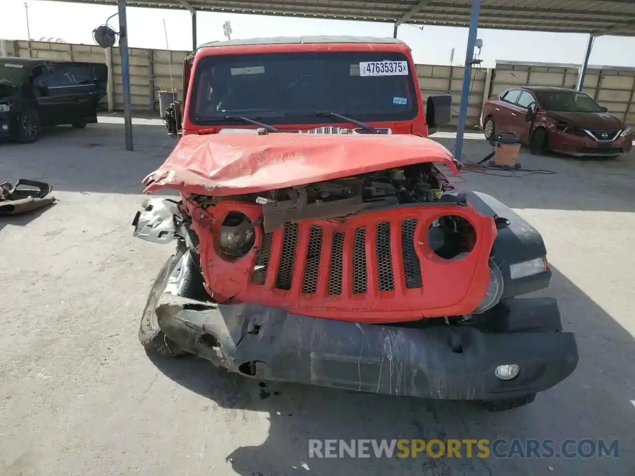 5 Photograph of a damaged car 1C4HJXDGXKW508282 JEEP WRANGLER 2019