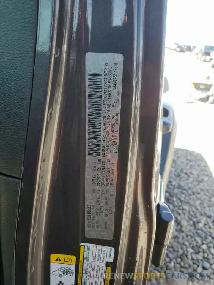 12 Photograph of a damaged car 1C4HJXDN0KW643866 JEEP WRANGLER 2019