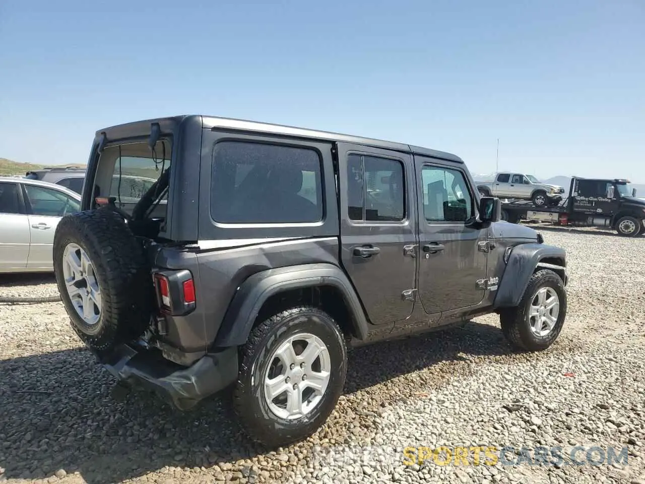 3 Photograph of a damaged car 1C4HJXDN0KW643866 JEEP WRANGLER 2019
