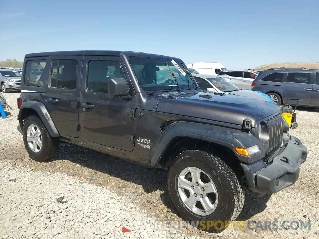 4 Photograph of a damaged car 1C4HJXDN0KW643866 JEEP WRANGLER 2019