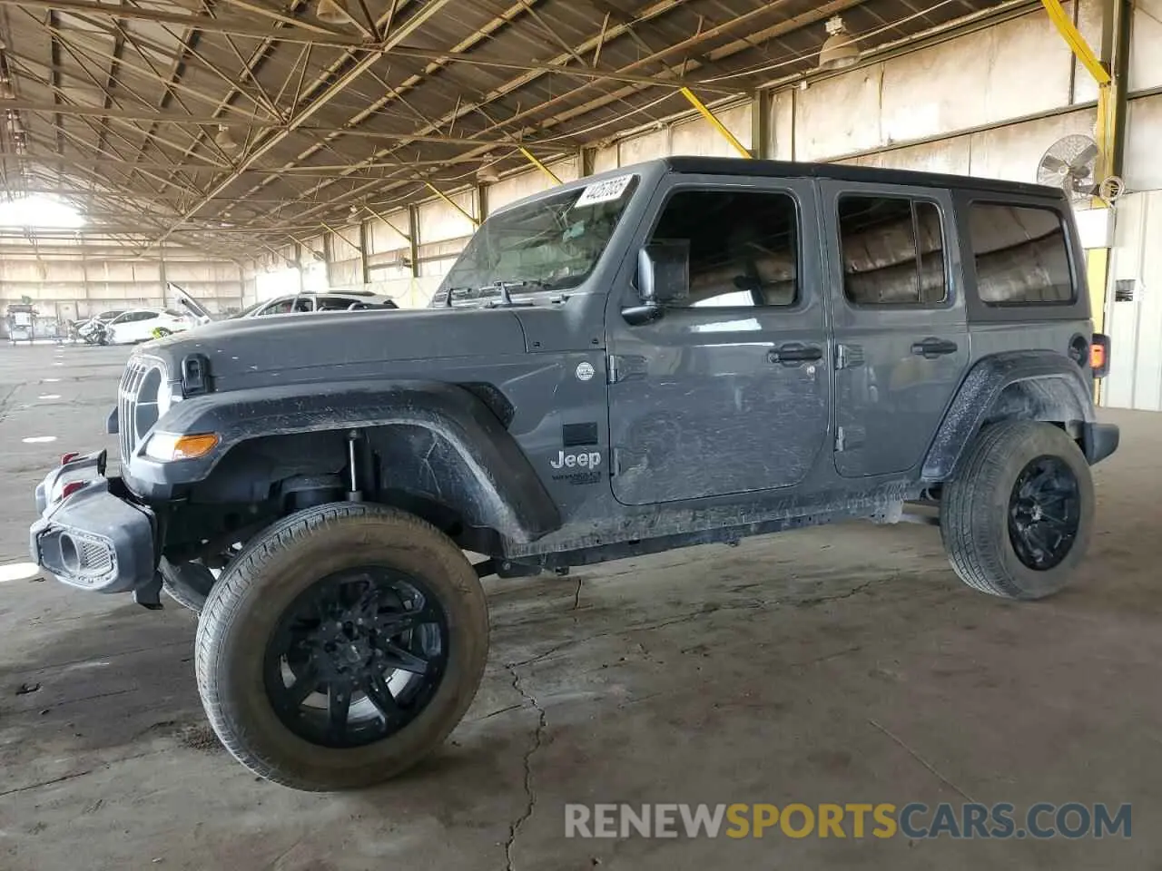 1 Photograph of a damaged car 1C4HJXDN3KW573568 JEEP WRANGLER 2019