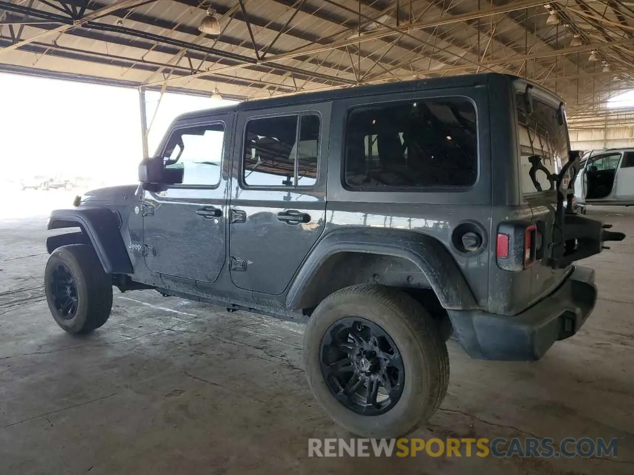 2 Photograph of a damaged car 1C4HJXDN3KW573568 JEEP WRANGLER 2019