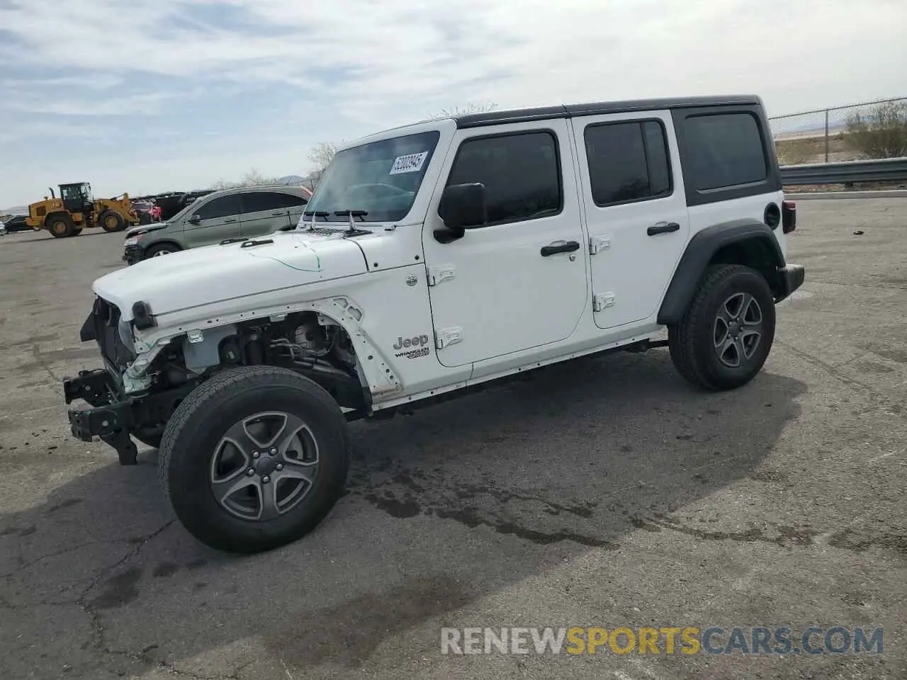 1 Photograph of a damaged car 1C4HJXDN4KW524430 JEEP WRANGLER 2019
