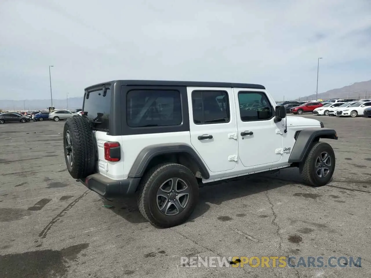 3 Photograph of a damaged car 1C4HJXDN4KW524430 JEEP WRANGLER 2019