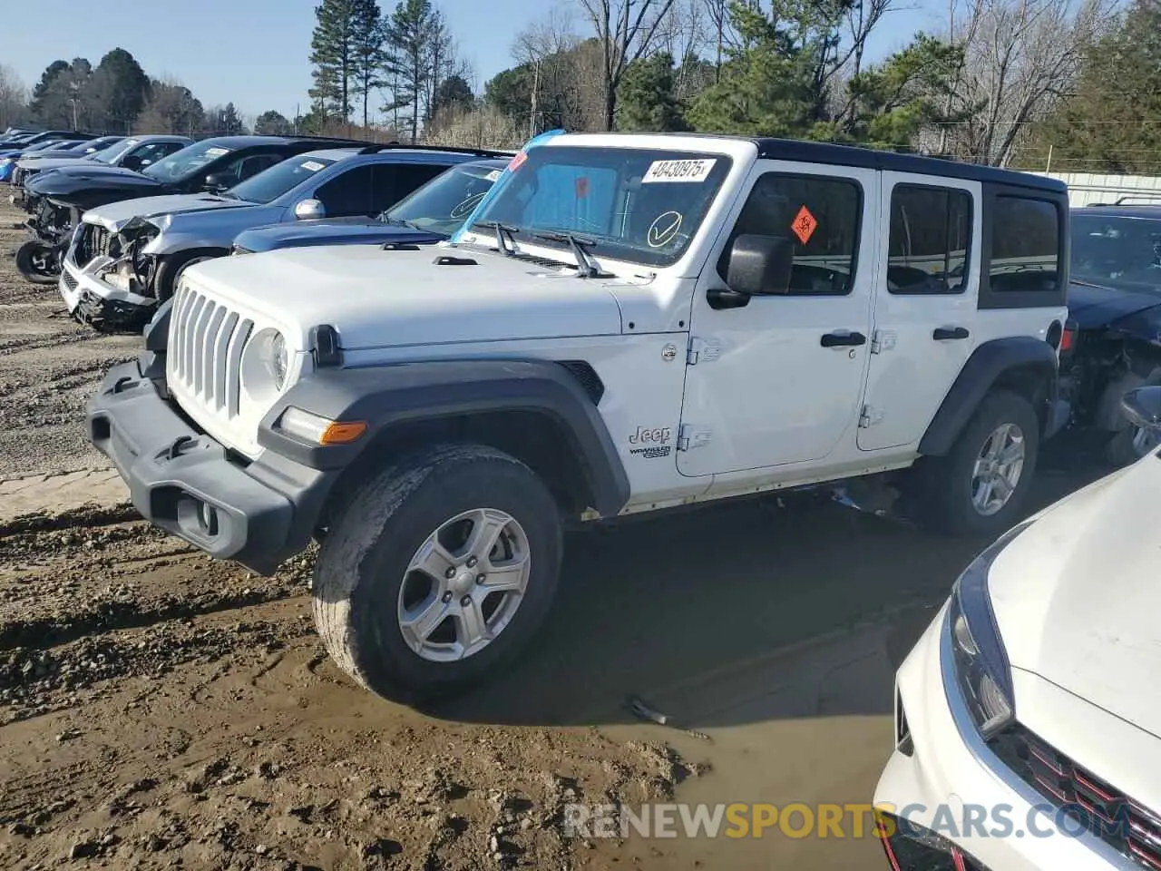1 Photograph of a damaged car 1C4HJXDN4KW592078 JEEP WRANGLER 2019