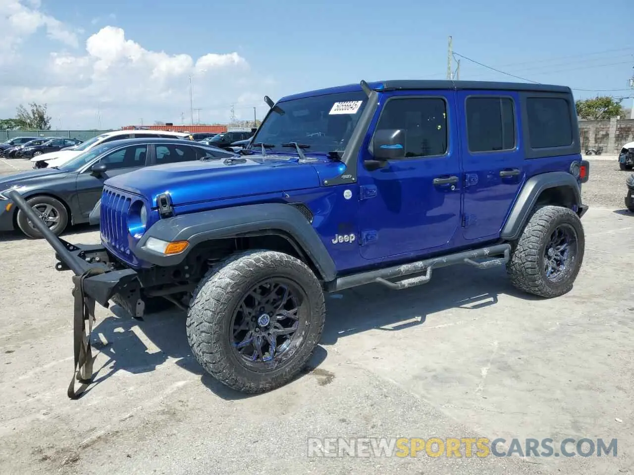 1 Photograph of a damaged car 1C4HJXDN7KW532960 JEEP WRANGLER 2019