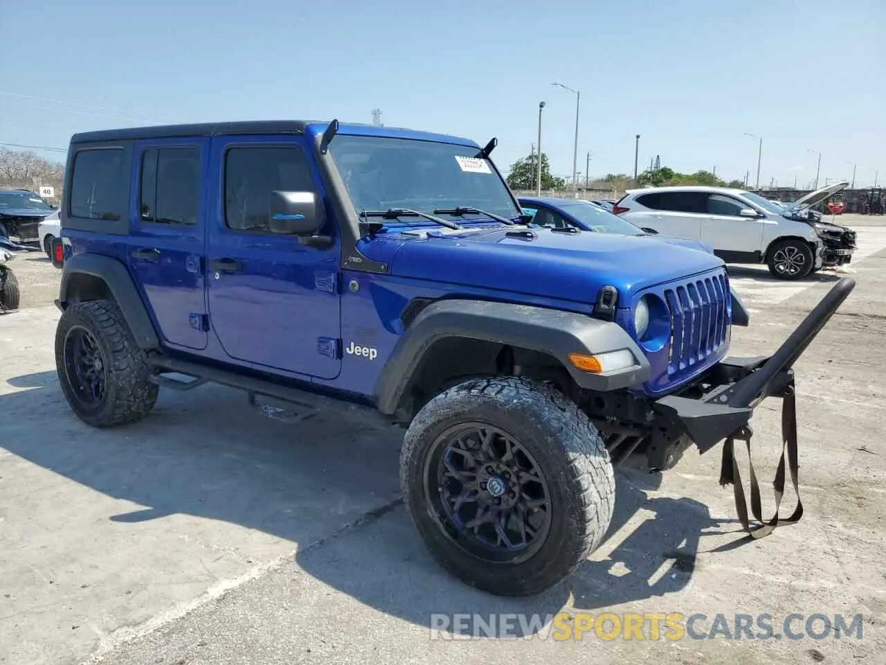 4 Photograph of a damaged car 1C4HJXDN7KW532960 JEEP WRANGLER 2019
