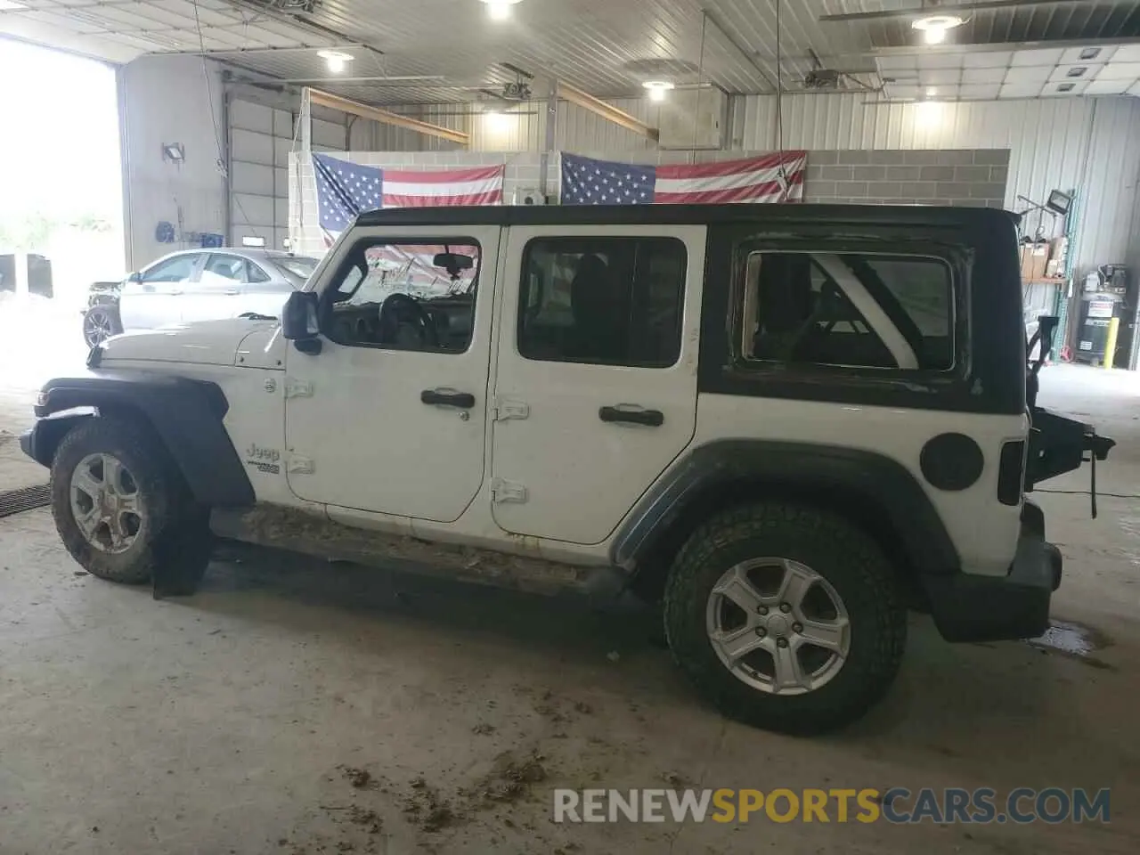 2 Photograph of a damaged car 1C4HJXDN7KW644917 JEEP WRANGLER 2019